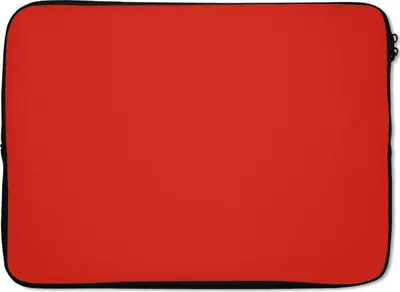Produktbild von MuchoWow® Laptop Hülle 13 Zoll Rot - Farbe - Einfarbig Laptoptasche - Laptophülle - Sleeve - Rundumschutz