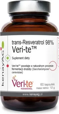 Obrázok produktu pre Kenay doplnky stravy Trans-resveratrol Veri-te, BI3335