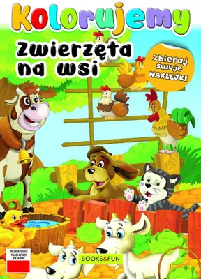 Obrázok produktu pre Zwierzęta na Wsi. Kolorowanka dla dzieci