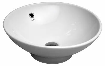 Produktbild von MINIMALIST Waschschale mit Überlauf 45 cm, weiß, KI-generiertes Bild