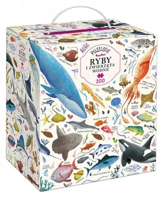 Produktbild von Puzzlove Fische und Wassertiere Puzzle 200 Teile Für Kinder