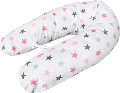 Immagine prodotto di COSING Cuscino per l'allattamento 195 cm - Stars Pink