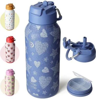 Obrázek produktu pro Termoska na pití 1 l bez BPA s brčkem