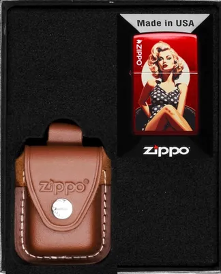 Produktbild von ZIPPO Feuerzeug-Set VINTAGE PINUP DESIGN Geschenk No4