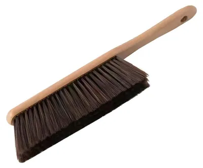 Zdjęcie produktu dla Szczotka do czyszczenia z drewnianym uchwytem, 37 cm, z miękkim włosiem