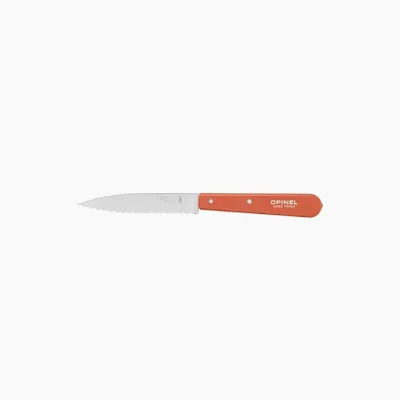 Image de Opinel Küchenmesser 113. orange gerillt