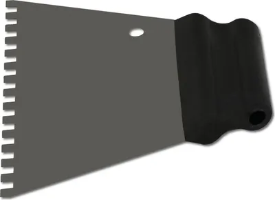 Produktbild von DEWEPRO Kleberspachtel 180mm - Zahnung 6x6mm mit Stahlblatt
