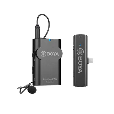 Image de Boya BY-WM4 Pro-K5 Microphone de Lavalier sans fil 2,4 GHz USB-C pour Android