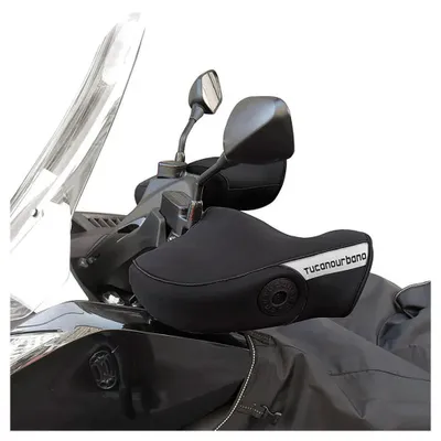 Image de TUCANO URBANO Coques de poignée noires en néoprène pour guidon sans barre d'haltère