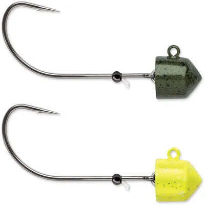 Produktbild von VMC Swingin Ned Rig Jig - 3 Jigköpfe, Gewicht / Farbe:3.5g / Chartreuse