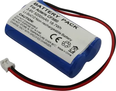 Immagine prodotto di Avizar, batteria di ricambio Itron Actaris CF560 3,6 V 5200 mAh Li-SoCl₂, blu