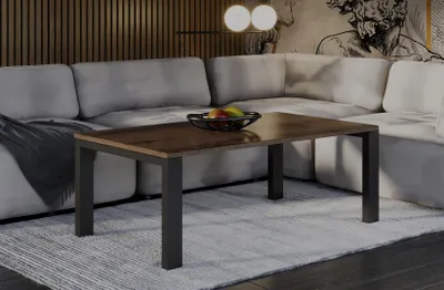 Image de Endo-Möbel Table basse Garold 120x80x55 cm Table de salon Table d'appoint (Chêne Monastère)