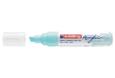 Obrázok produktu pre Edding 5000 Acrylic Marker Broad, Modrá, Hrot dláta, Modrá, Extra tučné, 5 mm, 1 cm