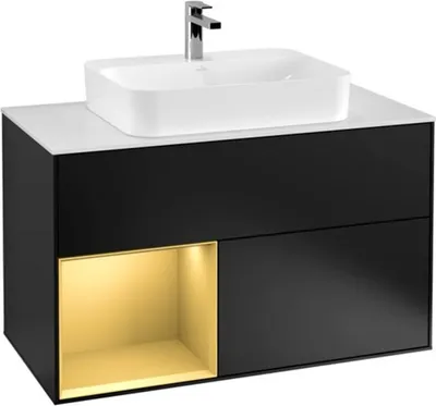 Produktbild von Villeroy & Boch V&B Waschtischunterschrank FINION 1000x603x501 Abdpl wh Reg go ma/bl ma