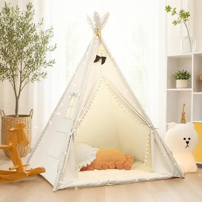Imagen del producto de TIPI para niños, 100% algodón | Tienda de campaña para interiores para niños