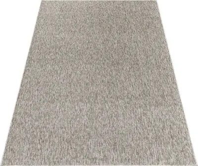 Produktbild von Moderner Kurzflorteppich mit dezenter Struktur - schlicht und stilvoll für Wohnzimmer und Schlafzimmer, Größe: 140 x 200 cm, Farbe: Beige
