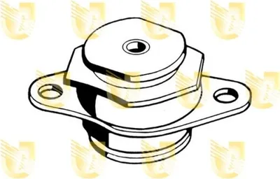 Produktbild von UNIGOM Motorlager Gummimetalllager Hinten für FIAT Uno Schrägheck (146) 395124