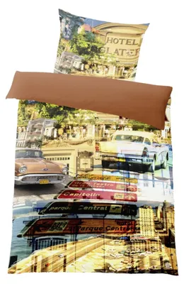 Produktbild von Trend Bettwäsche Havanna Digitaldruck Mako Satin 135 cm x 200 cm