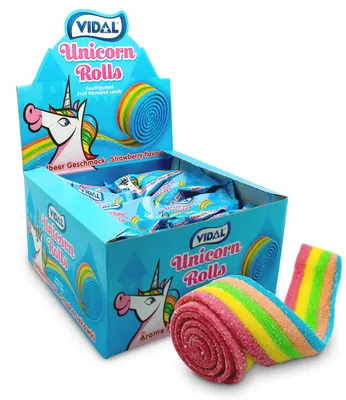 Produktbild von Vidal Unicorn Rolls 24x19g