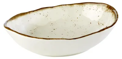 Produktbild von APS 84528 Schale STONE ART, 28,5 x 21 cm, Höhe 7,5 cm, oval, Melamin, creme/weiß