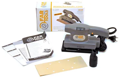 Productafbeelding van Far Tools S 135 elektrische oscillerende schuurmachine, 135 watt, schuurvlak van 90 mm
