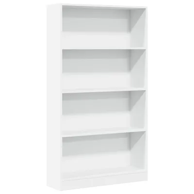Zdjęcie produktu dla vidaXL Regał biały 80x24x143 cm Materiał drewnopochodny