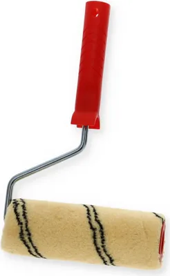 Produktbild von Farbrolle Polyacryl 11mm mit Bügel 18 cm Maler Streich Rolle Dispersion Latex Farbe