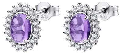 Immagine prodotto di Eleganti orecchini in argento con ametista Fancy Magic Purple FMP129