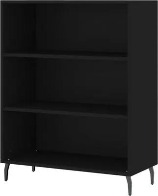 Produktbild von Schwarzer Holzschrank 695x325x90 cm für Gang und Flur
