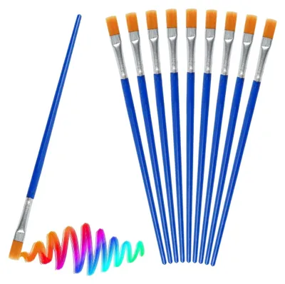 Produktbild von Pinselset – Nylonpinsel für Aquarell, Acryl, Tinte, Wasserfarbe und Gouache