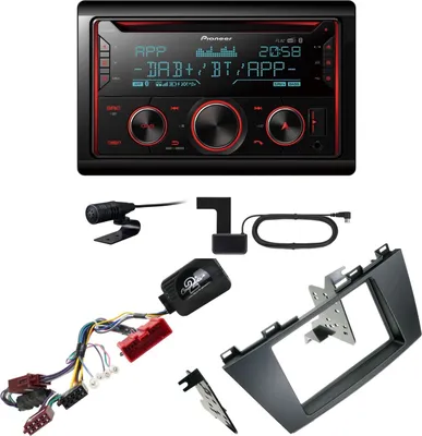 Produktbild von Pioneer FH-S820DAB USB Digitalradio Bluetooth MP3 Einbauset für Mazda 5 CW