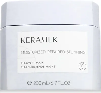 Produktbild von KERASILK 4021609850779, 200 ml, Frauen, trockenes Haar, beschädigtes Haar, Alle Farben, Reparatur, Feuchtigkeitsspendend, Topf