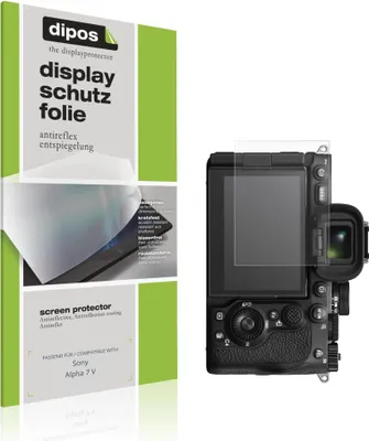 Produktbild von 4x Schutzfolie für Sony Alpha 7 V matt Displayschutzfolie Folie Display Schutz dipos