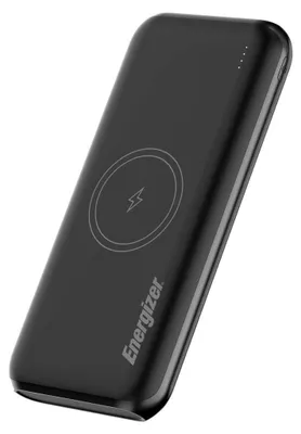 Zdjęcie produktu dla Energizer QE10009PQ, 10000 mAh, Litowo-polimerowy (LiPo), Bezprzewodowe ładowanie, 20 W, Czarny