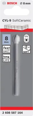 Image de Bosch 2608587164 Bosch 1 Fliesenbohrer CYL-9 Ceramic: 8x80mm