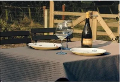 Obrázok produktu pre Wicotex obrus Margherita 160 cm okrúhly taupe