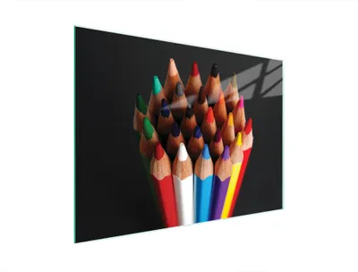 Produktbild von Glasschneidebrett aus gehärtetem Glas 40x30 cm, Herdabdeckplatte, stoß-, hitzebeständig & hygienisch