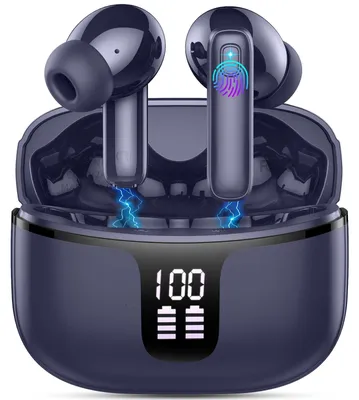 Produktbild von Bluetooth Kopfhörer 50 Std In Ear Kopfhörer Kabellos Bluetooth Blau