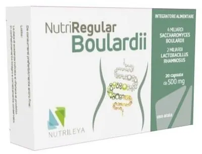 Produktbild von NUTRIREGULAR BOULARDII, 20 Kapseln