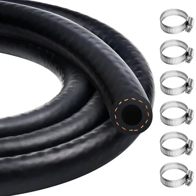 Zdjęcie produktu dla Wąż do paliwa diesla z 6 zaciskami, 5 mm, 1 metr
