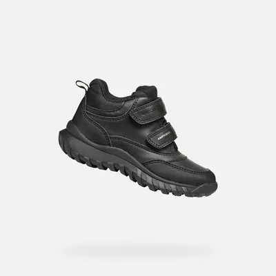 Produktbild von Geox Schwarze Jungen-Ankle-Boots von Simbyos ABX 24
