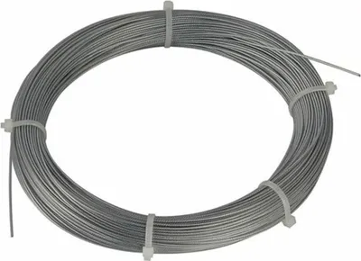 Obrázok produktu pre Oceľové lano SLV 0, 75 mm s PVC plášťom 100 m krúžky pozinkované