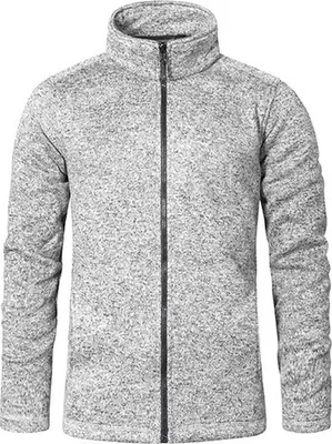 Immagine prodotto di Promodoro 7720 | Giacca in maglia di pile da uomo C+ - Colore: Heather Grey - Taglia: 3XL