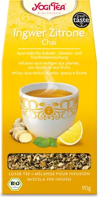 Zdjęcie produktu dla Organiczna imbirowo-cytrynowa sypana mieszanka herbat chai, 90 g