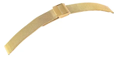 Produktbild von Edelstahl Meshband 8100099-120 goldfarben 12 mm Stegbreite