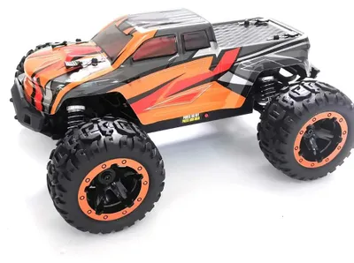 Immagine prodotto di Auto RC in scala 1:16 - Fuoristrada - 4WD ad alta velocità - Motore brushless 2,4G 2840 3800KV - Batteria agli ioni di litio 7,4 V 1000 mAh - Portata 100 m