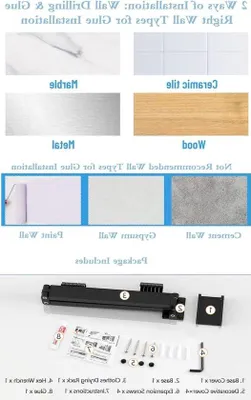 Produktbild von Famanu Kleiderständer mit 18 Haken - Wandmontierter Kleiderhalter 120 cm - Faltbarer Kleiderbügel mit Handtuchhalter - Für Balkon, Wäscherei,