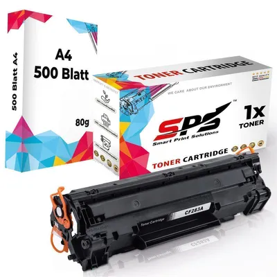 Produktbild von 1x Toner 83A CF283A Schwarz Kompatibel für HP Laserjet Pro MFP M125RA + DIN A4 Druckerpapier 500 Blatt