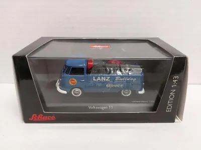 Produktbild von Schuco 1:43 VW T1 Pritschenwagen T1 Lanz Bulldog Service 450307500