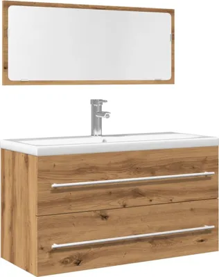 Produktbild von CLORIS 2-tlg. Badmöbel-Set Artisan-Eiche Holzwerkstoff - Badezimmer 856389